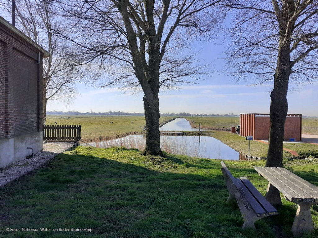 Uitzicht over de polder Beetskoog